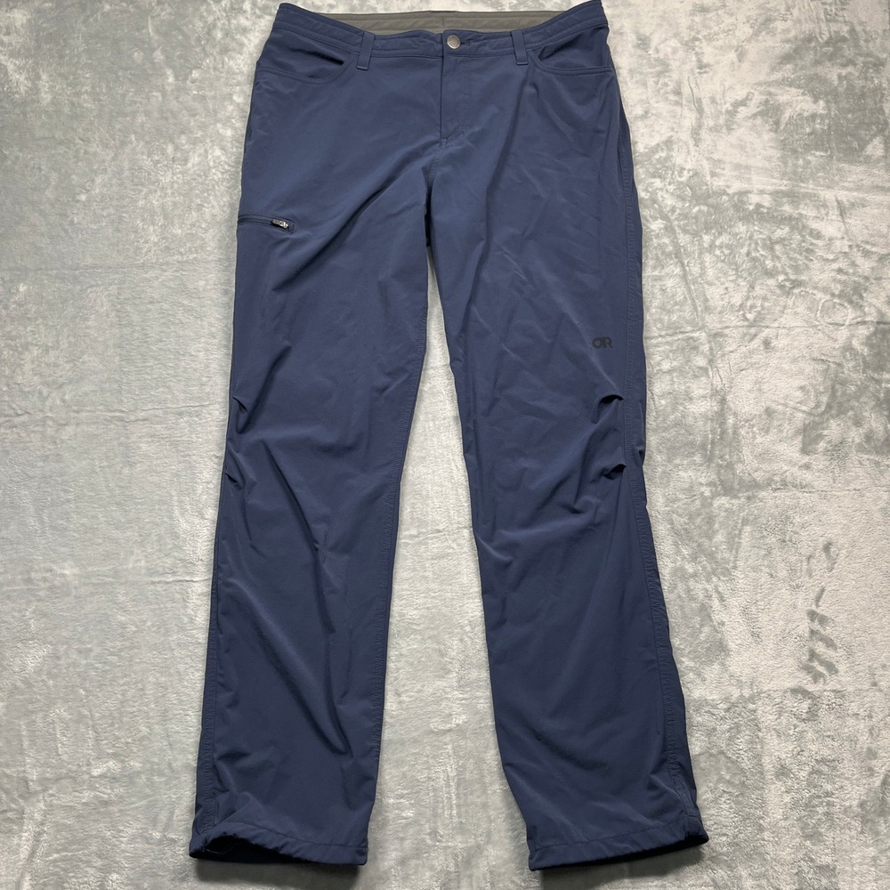 Outdoor Research Ferrosi Pants Womens Navy Blue Straight Leg Hiking 12